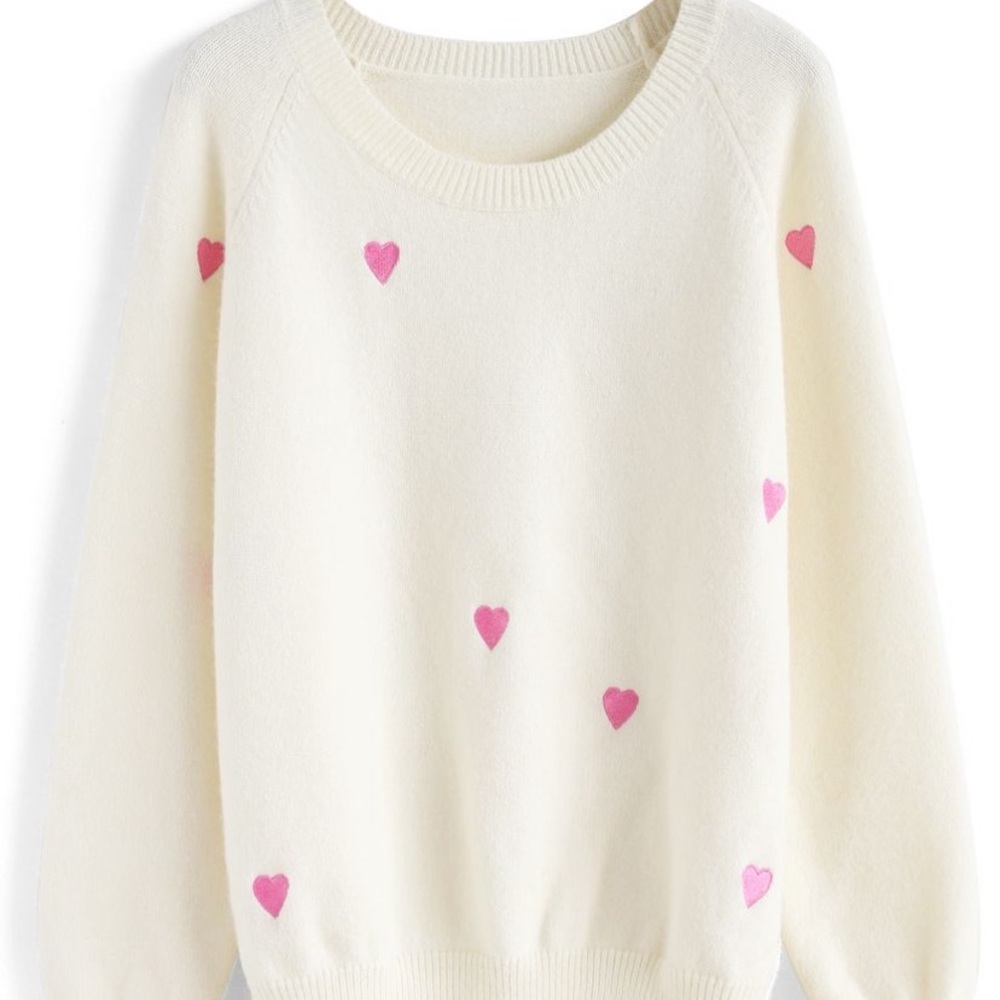 ChicWish Heart Sweater